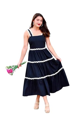 Image of KUDUZO Dress for Woman | Elegant Floral Printed | Western Dress for Women | One Piece Maxi | Rayon Western | Women's Party