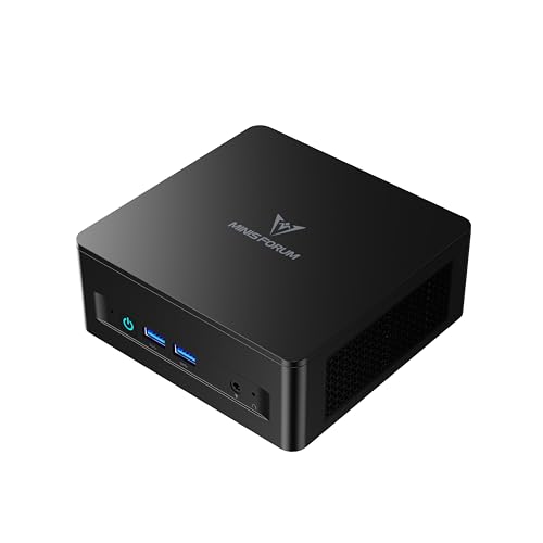 MINISFORUM UM690L Slim Mini PC, minicomputadora AMD Ryzen 9 6900HX (8 núcleos/16 Hilos, hasta 4,9...
