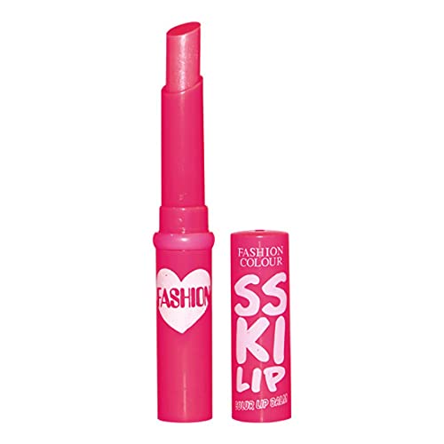 Image of FASHION COLOUR Kiss Lip Balm For All Skin Types | For Dark, Dry & Pigmented Lip | Moisturising, Non-Sticky, Shiny & Soft Lip | Tinted Balm (02 Purple Sexy)