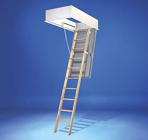 Wellhöfer GutHolz Bodentreppe - mit WärmeSchutz WS4D Deckenöffnung 60 x 120 cm