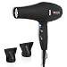 Professional Ionic Hair Dryer - Powerful Ceramic Blow Dryer - Quiet & Fast Hairdryer - Small, Ultra Lightweight Compact for Travel - 2 Diffuser Nozzles - 1875W - Premium Soft Touch Body