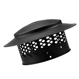 Ankuce Cone Top Chimney Cap, RoundChimney Cover Cap Outside Roof Fireplace...