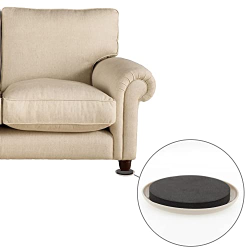4X Tazas Deslizantes para Muebles - Beige - Mueve Muebles Pesados y Sofás Fácilmente - por Lifeswonderful
