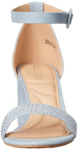 Cl By Chinese Laundry Women's Jolly Star Stones Heeled Sandal, Light Blue, 8 #TOP1