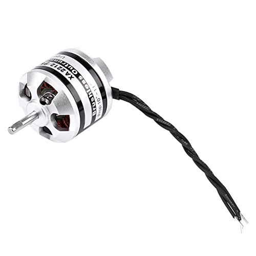 VGEBY RC Brushless Motor, EMAX XA2212 820KV/980KV/1400KV 2-3S RC Quadcopter Motor for RC Quadcopter Multi Rotor Aircraft (980KV)