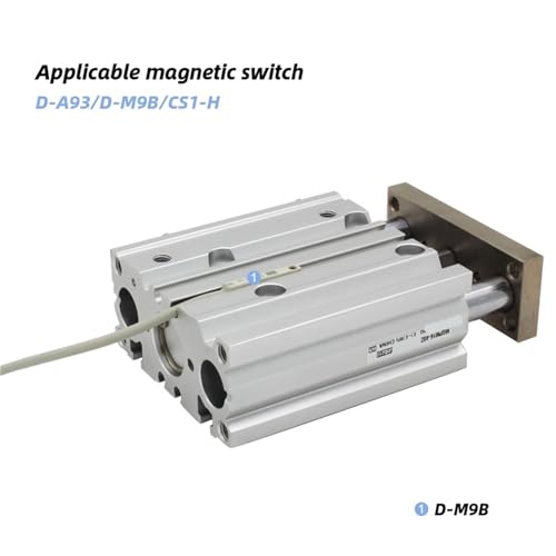 Vérin pneumatique compact MGPM16-80Z guidage à trois axes - 7