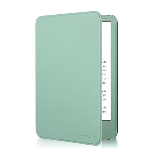 MoKo Case for 6" Amazon Kindle Basic 11th Gen 2024/2022, Matcha