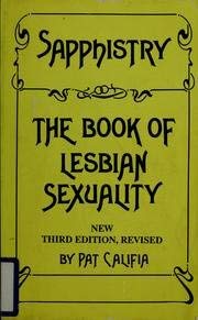 Sapphistry: The Book of Lesbian Sexuality