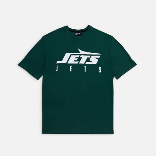 NFL Games Slogan Oversize T-Shirt York Jets Verde Smeraldo