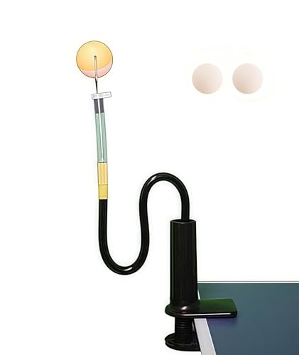 Image of 3 Pcs Table Tennis Practice Equipment, Table Tennis Set Trainer with 2 Balls, Practice Tool for Solo Play