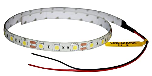 LED Strip strepen 24V - 30cm 60cm - rood blauw wit groen kabel verlichting 3 m (rood, 100cm - m/€ 9,99)