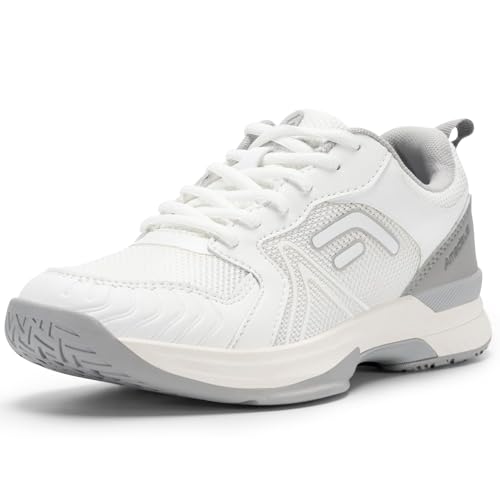 FitVille Wide Pickleball Shoes for Women Cloud-Like Lightweight Womens Tennis Shoes with Arch Support
