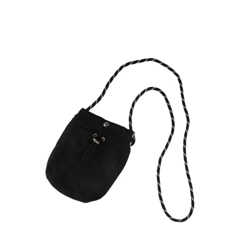 Nylon Drawstring Crossbody Bag Hanging Neck Bag, Soft Nylon Couple Shoulder Bag Sling Bag Handbag3