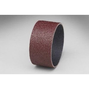 3M 341D Coated Aluminum Oxide Brown Spiral Band - 2 in Diameter x 1 1/2 in Width - 36 Grit - Very Coarse - Cloth Backing - X Weight - 97597 [PRICE is per CASE]