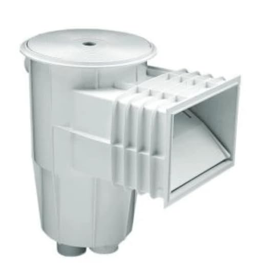 FLUIDRA Skimmers pour piscines de la Marque modèle Skimmer 15 l Pisc. Horm. avec Bouche Standard Couvercle Circulaire Gris Clair