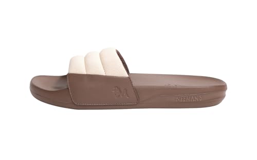 Image of Neeman's Squooshy Slides for Women | Cushioned & Comfortable Flip Flops for Women | Everyday Comfort, Flexible and Breathable | Black /Black UK4