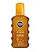 NIVEA Sun Deep Tanning Oil Spray, SPF 6, 200ml, Golden & Long-Lasting Tan, Nourishing Jojoba Oil, UVA/UVB Protection, Water-Resistant