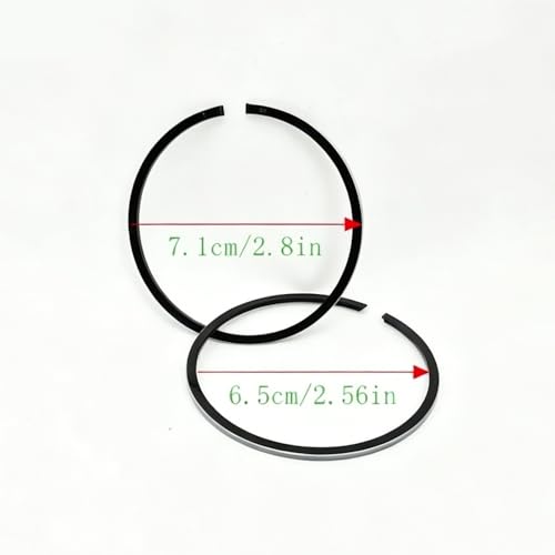Segment de piston hors-bord 2T résout la perte de compression MX50D2