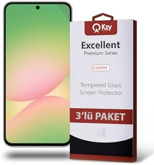 Galaxy A56 ile Uyumlu Temperli Ekran Koruyucu Kırılmaz Cam Ekonomik 3'lü Paket - Görsel 1