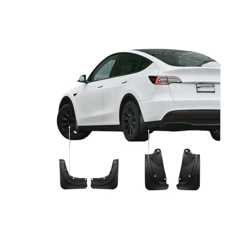 Guardabarros para Tesla Model Y 2020-2024: protector de neumáticos contra salpicaduras 4