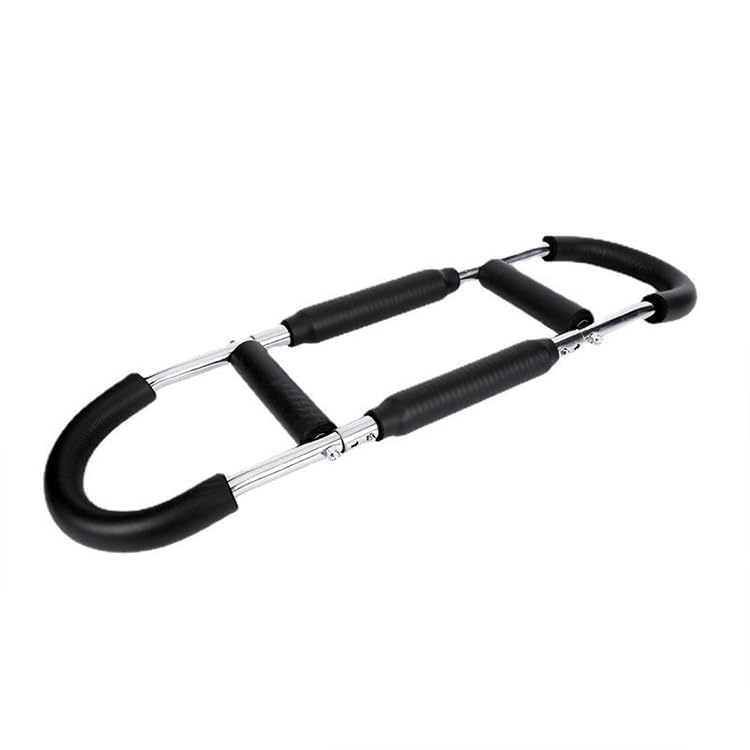 Adjustable Power Twister Bar For Arm Strength, Chest Strength Training Exercise Equipment, Heavy Duty Steel Construction, 66-88 110LBS, Portable Power, Detachable, Home Workout, Fitness