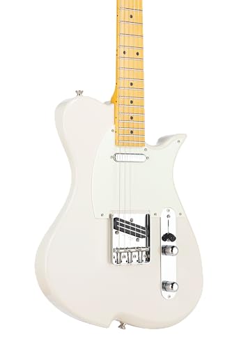 Vola Vasti V3 MC Guitare électrique, corps en frêne, manche en érable, frettes en nickel, manche en C moderne, fabriquée au Japon (Vintage Blanc) - Les Beatles, Paul McCartney, John Lennon, RIngo Starr, George Harrison Vola Vasti V3 MC Guitare électrique, corps en frêne, manche en érable, frettes en nickel, manche en C moderne, fabriquée au Japon (Vintage Blanc) – Image 4