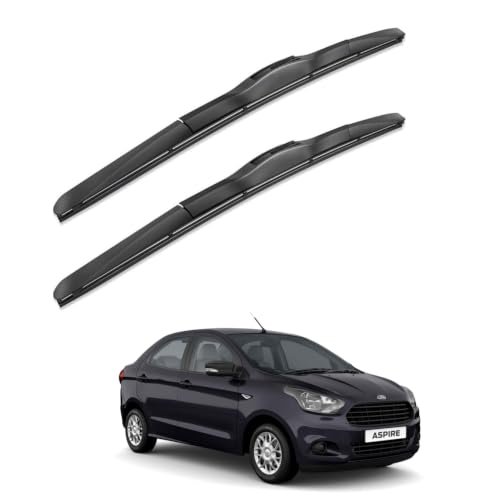 Image of Oshotto Frameless (O.E.M Type) Wiper Blades Compatible with Ford Aspire (22 inch / 16 inch)