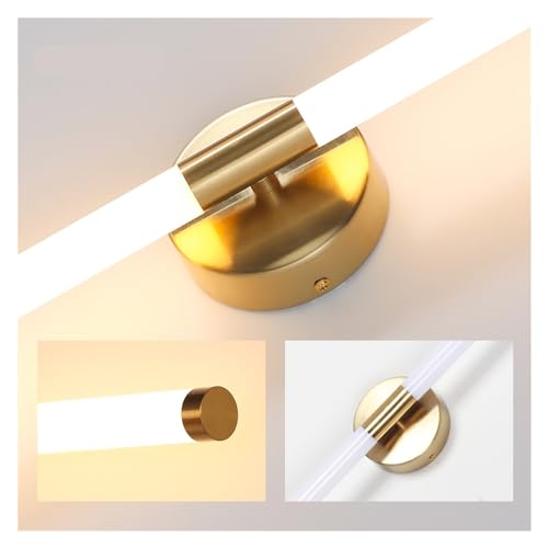 Aplique de pared LED de 55cm dorado con iluminación superior e inferior 6