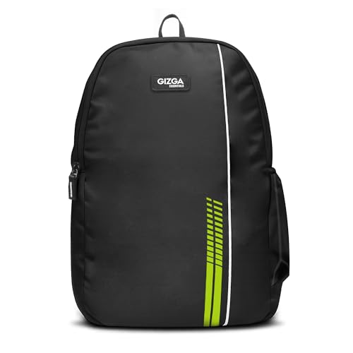 Image of Gizga Essentials 15L Laptop Backpack Fits Upto 16 inch Laptops for Men & Women| Padded Shoulder Straps, Multi-Compartments, Mesh Back, Bottle Holder, Premium Inner Lining| Travel Bag College Office