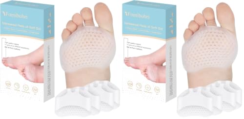 Image of Metatarsal Pads 24 Pack Ball of Foot Cushions for Women and Men Soft Gel Foot Pads Pain Relief Forefoot Pad - Fits Most Shoes