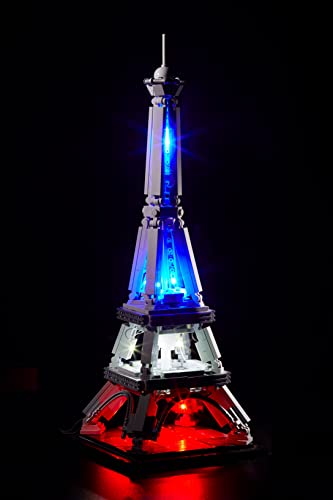 Brick Loot LED Lighting Light Kit for Your Lego Eiffel Tower Set 21019 (Lego Set not Included)