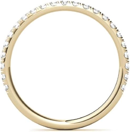 Moissanite Wedding Band For Women, Matching Comfort Fit Band, Engagement Ring, 925 Silver / 10K 14K 18K Solid Yellow Gold Band, Eternity Band, Diamond Band, Vintage Antique Anniversary Ring For Her4