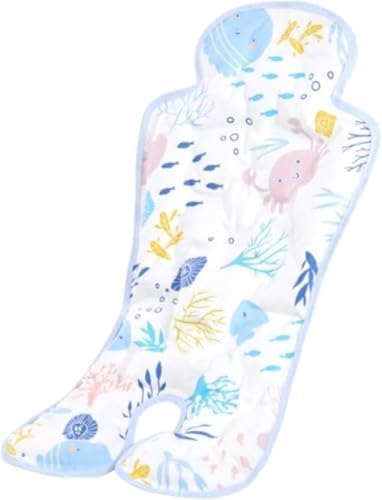 ベビーカー 保冷シート ひんやりシート アイスまくら チャイルドシート ベビーチェア 接触冷感 ベビーカーマット 防水加工 立体構造 暑さ対策 ベビーカー 赤ちゃん保冷シート ベビーカー用保冷マット 暑さ対策ベビー用品 (水中世界)