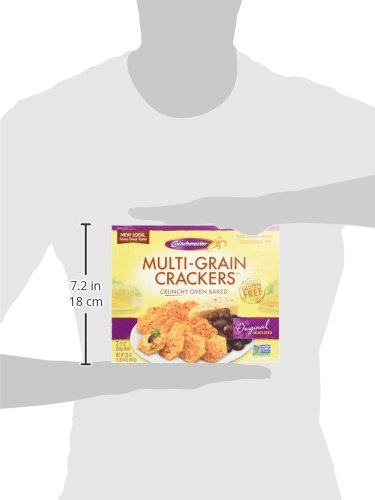 Crunchmaster Multi-Grain Crackers, Sin Gluten, 20 oz miniatura 5