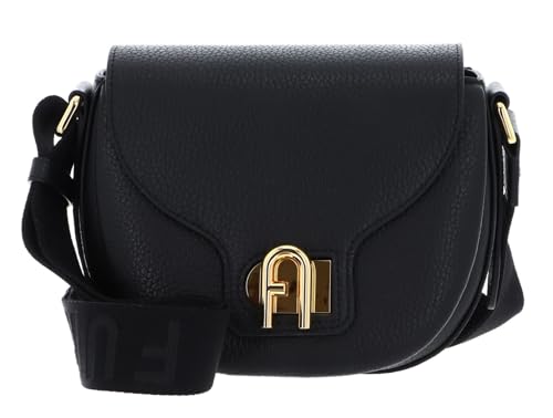 Bolso bandolera Furla de cuero Lotus Crossbody Bag Nero negro con diseño elegante
