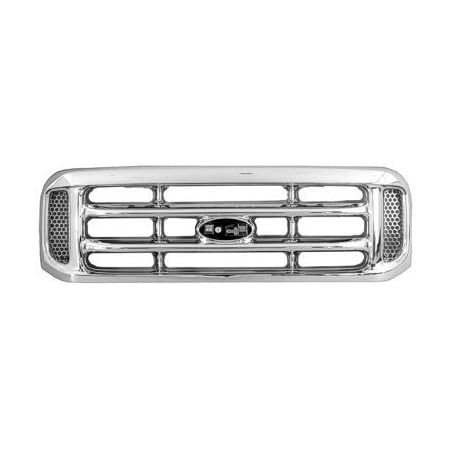 OEM New Front Radiator Grille Chrome For Ford Super Duty F-250/F-350/F-450/F-550 (1999-2004)