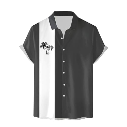 Chemise décontractée homme anti-plis style moderne impression 3D
