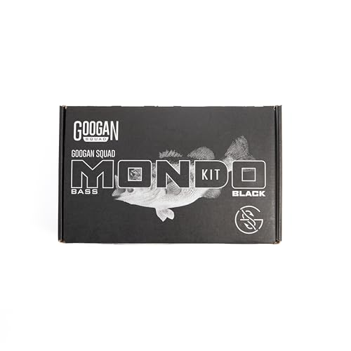 Googan Squad Mondo Kit Black Series – Mystery Tackle Box Bass Fishing Kit with Premium Lures Set...