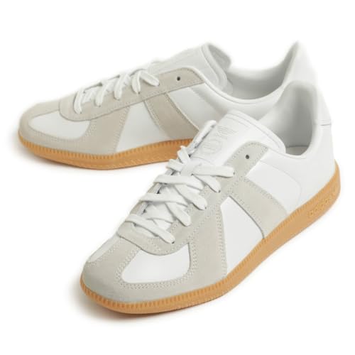 adidas アディダス レディース メンズ ユニセックス スニーカー ローカット レースアップ ジャーマントレーナー 天然皮革 BW ARMY JR2002 ホワイト 24.5cm