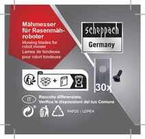 Practixx Replacement Blades Packaging with Scheppach Branding