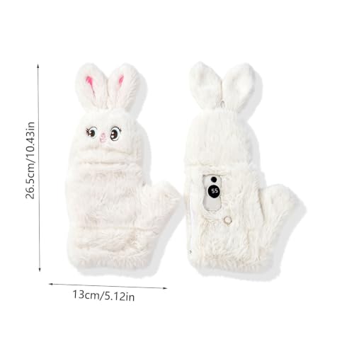 Cute Wire Less Heated Gloves for Women Electric Hand Warmers Outdoor Indoor | 3 Heat Settings, Soft Rechar/Geable Warm Gloves For Ski Snowboard Cycling Running Winter, Christmas Birthday Gifts For Girls - image 3