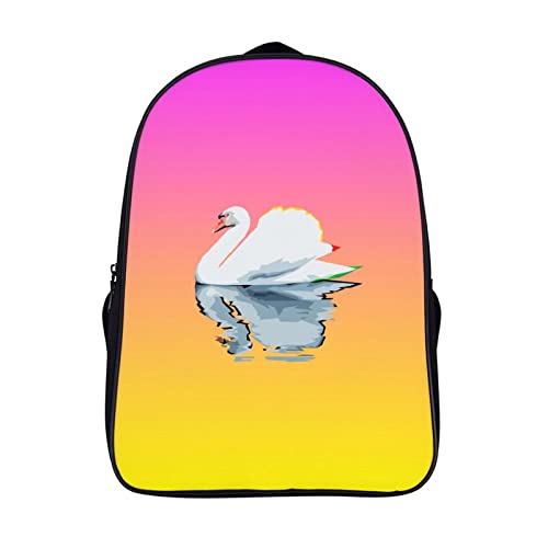 Sac à dos d'école motif Animal Swan pour une rentrée joyeuse