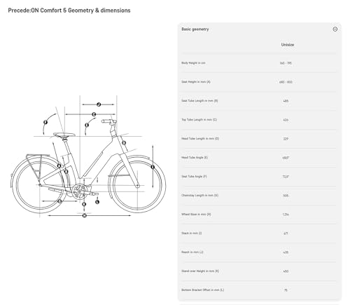 Canyon Precede:ON Comfort 5, Anchor Grey, One Size