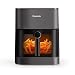 Produktbild Panasonic NF-CC500 Air Fryer mit Sichtfenster, 5 l, 80200 °C, Haus & Garten Test, ETM Award 2024, digitaler Timer & LCD-Display, sanfte Dampfzugabe, 11 Voreinstellungen, einfache Reinigung, Mattgrau
