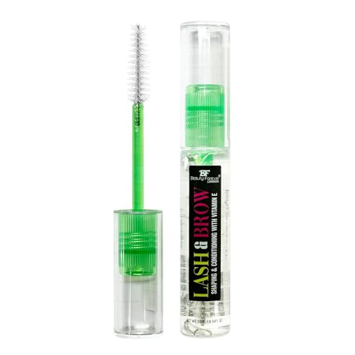 Beauty Forever Lash and Brow Mascara, Shaping and Conditioning with Vitamin E, 10mls, Clear, Pack of (1)