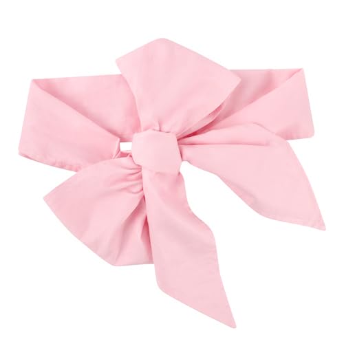 Image of Man Fai Sky Newborn Swaddle Sash, Soft Cotton Bow Decorative Strap for Swaddles, Adorable Maternity Bow Sash, 70x5.5 Inch, Pink