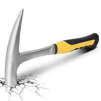 Geologischer Erkundungshammer, Geologische Hammer, Rock Plektrum, Doppelkopf-Flachmundhammer, Geologischer Entenschnabel aus Ziegeln Zum Spalten, Anheben(S)