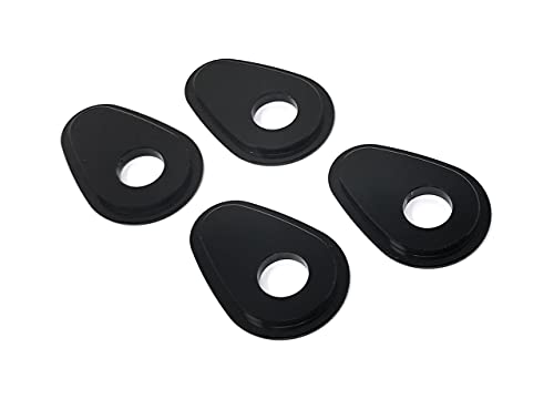Placa adaptadora para motocicleta Binker placa de intermitente de aluminio CNC de alta calidad, placa de montaje delantera o trasera, apta para YZF R1 YZF R6 FZ6 FZ1 Fazer (SA1401)