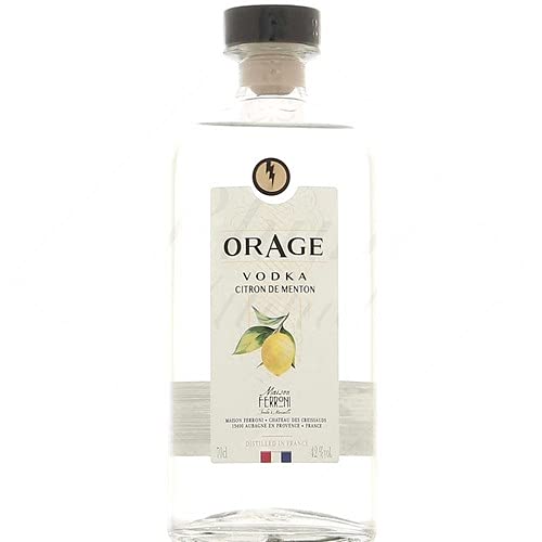 Vodka au Citron de Menton Ferroni Orage 42° : l'excellence d'un spiritueux d'exception