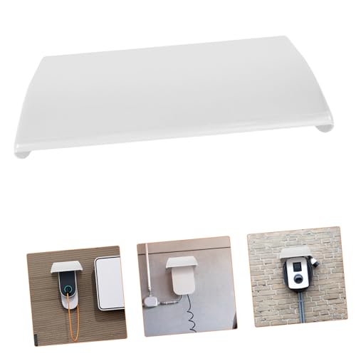 Borne de recharge extérieur couvercle protection étanche blanc - 7